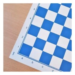 Tapis Echecs Souple Bleu - Taille 5 8 Tapis Echecs Souple Bleu - Taille 5 -Variantes Boutique echiquier souple tapis souple vinyle bleu taille 5 2