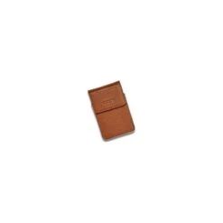 Etui En Cuir Véritable Pour Cartes à Jouer - Marron