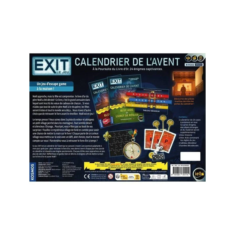 Exit Calendrier De L'Avent : A La Poursuite Du Livre D'Or 5 Exit Calendrier De L'Avent : A La Poursuite Du Livre D'Or – Image 3