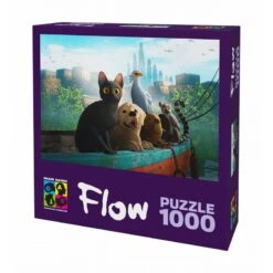 Puzzle 1000 Pièces - Film Flow : Animaux Sur Le Bateau