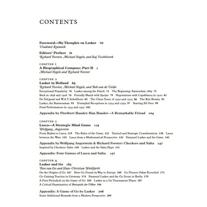 Forster, Negele, Tischbierek - Emanuel Lasker Volume II 4 Forster, Negele, Tischbierek - Emanuel Lasker Volume II – Image 2