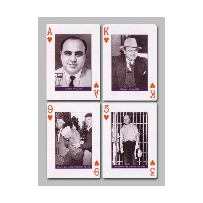 Cartes à Jouer Gangsters 5 Cartes à Jouer Gangsters – Image 3