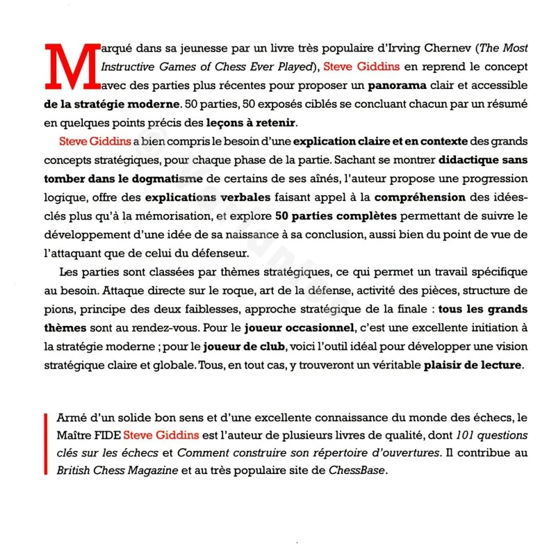 Giddins - 50 Leçons De Stratégie 3 Giddins - 50 Leçons De Stratégie