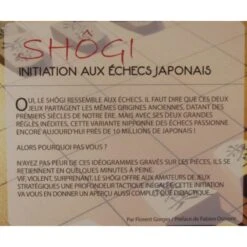 Gorges - Shogi - Initiation Aux échecs Japonais 5 Gorges - Shogi - Initiation Aux échecs Japonais -Variantes Boutique gorges shogi initiation aux echecs japonais 1