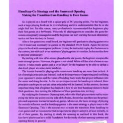 Handicap-Go Strategy And The Sanrensei Opening