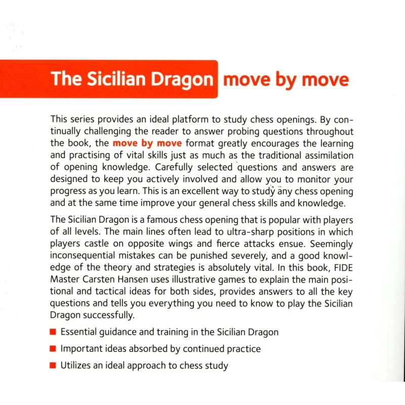 Hansen - The Sicilian Dragon: Move By Move 4 Hansen - The Sicilian Dragon: Move By Move – Image 2
