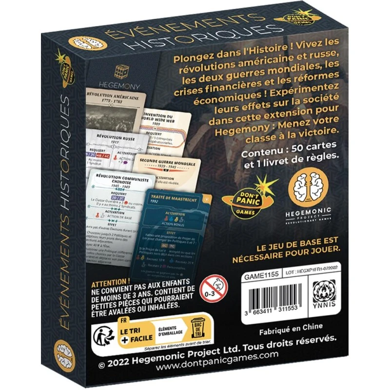 Hegemony - Extension Événements Historiques 5 Hegemony - Extension Événements Historiques – Image 3
