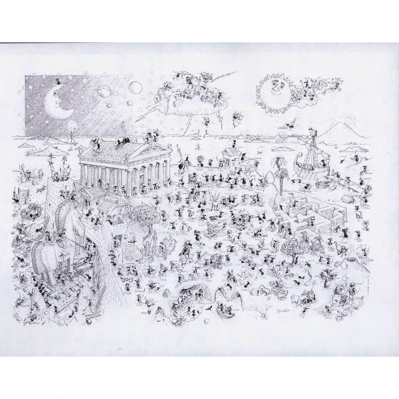 Puzzle 1080 Pièces - Héros Et Mythes De Fabio Vettori 3 Puzzle 1080 Pièces - Héros Et Mythes De Fabio Vettori