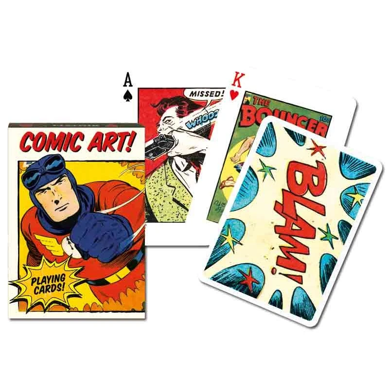 Jeu De 55 Cartes Vintage Comic 3 Jeu De 55 Cartes Vintage Comic