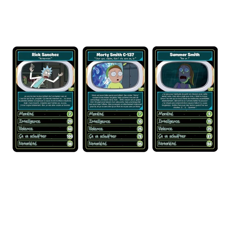 Jeu De Cartes Bataille - Rick & Morty 4 Jeu De Cartes Bataille - Rick & Morty – Image 2