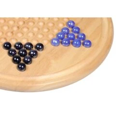 Jeu De Dames Chinoises - Bois De Hêtre - 34cm