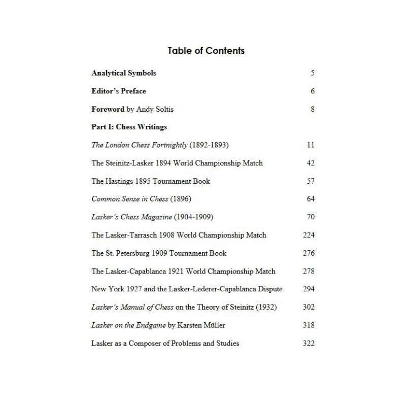 Kingston - Emanuel Lasker: A Reader 4 Kingston - Emanuel Lasker: A Reader – Image 2