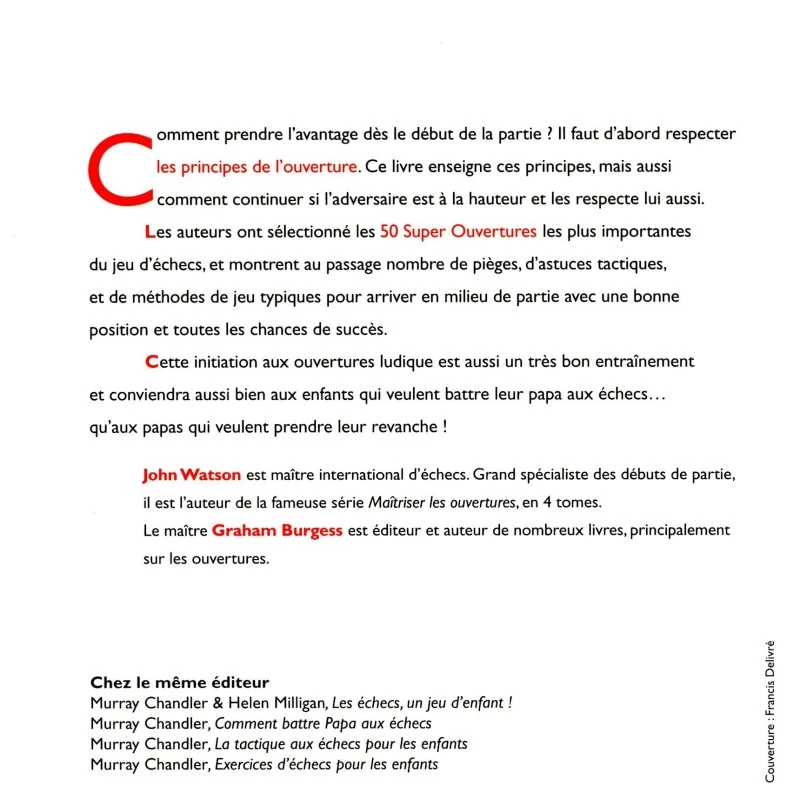 Les Ouvertures D'échecs Pour Les Enfants 3 Les Ouvertures D'échecs Pour Les Enfants