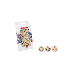 Lot De 15 Dés 22mm - Couleur Ivoire
