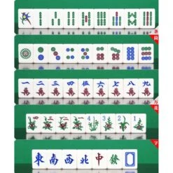 Mahjong Standard Blanc 9 Mahjong Standard Blanc -Variantes Boutique mahjong standard ivoire blanc 3