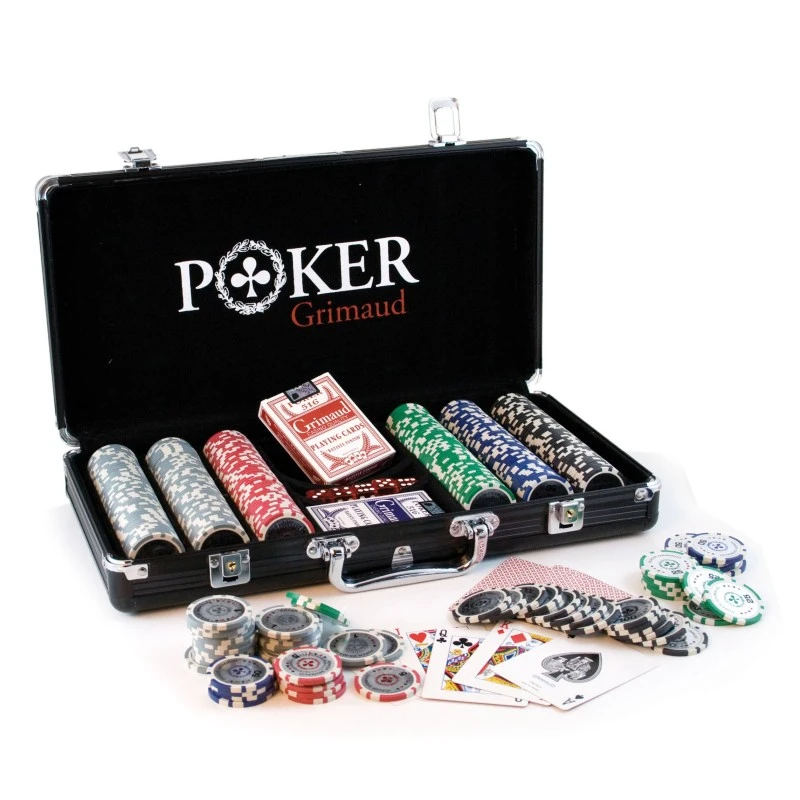Mallette Poker Noire 300 Jetons Grimaud 4 Mallette Poker Noire 300 Jetons Grimaud – Image 2
