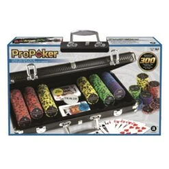 Mallette ProPoker 300 Jetons - Fibre De Carbone 13.5gr