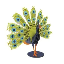 Maquette 3D En Carton - Paon