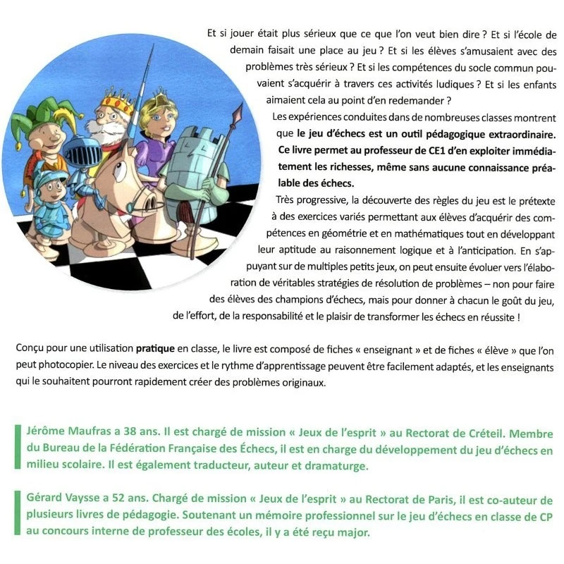 MAUFRAS, VAYSSE -Échecs Et Mat CE1 3 MAUFRAS, VAYSSE -Échecs Et Mat CE1