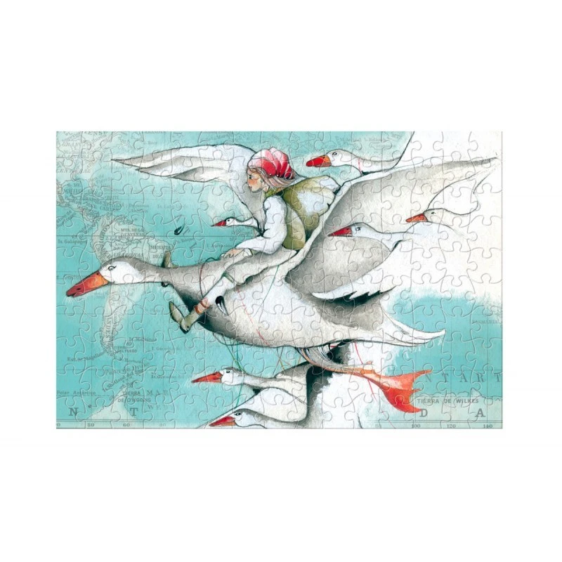 Micro Puzzle 150 Pièces - Voyage De Nils 3 Micro Puzzle 150 Pièces - Voyage De Nils