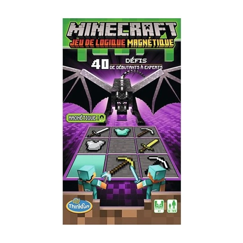Minecraft - Jeu De Logique Magnétique 3 Minecraft - Jeu De Logique Magnétique
