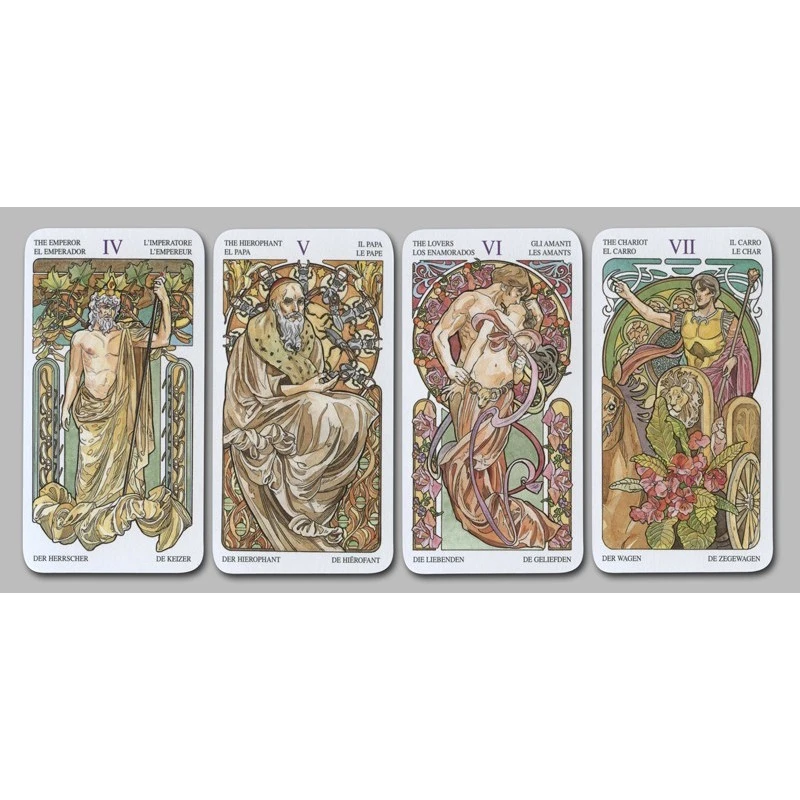Mini Tarot Art Nouveau 4 Mini Tarot Art Nouveau – Image 2