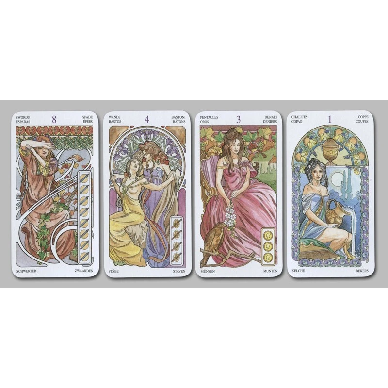 Mini Tarot Art Nouveau 6 Mini Tarot Art Nouveau – Image 4