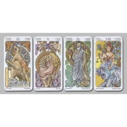 Mini Tarot Art Nouveau 12 Mini Tarot Art Nouveau -Variantes Boutique mini tarot art nouveau 4