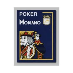 Cartes à Jouer Modiano Poker 100 % Plastique 4 Index
