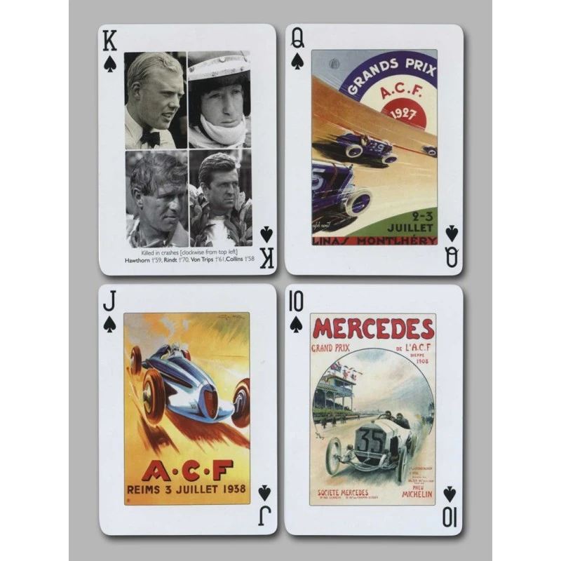 Cartes à Jouer Motor Racing Legends 4 Cartes à Jouer Motor Racing Legends – Image 2