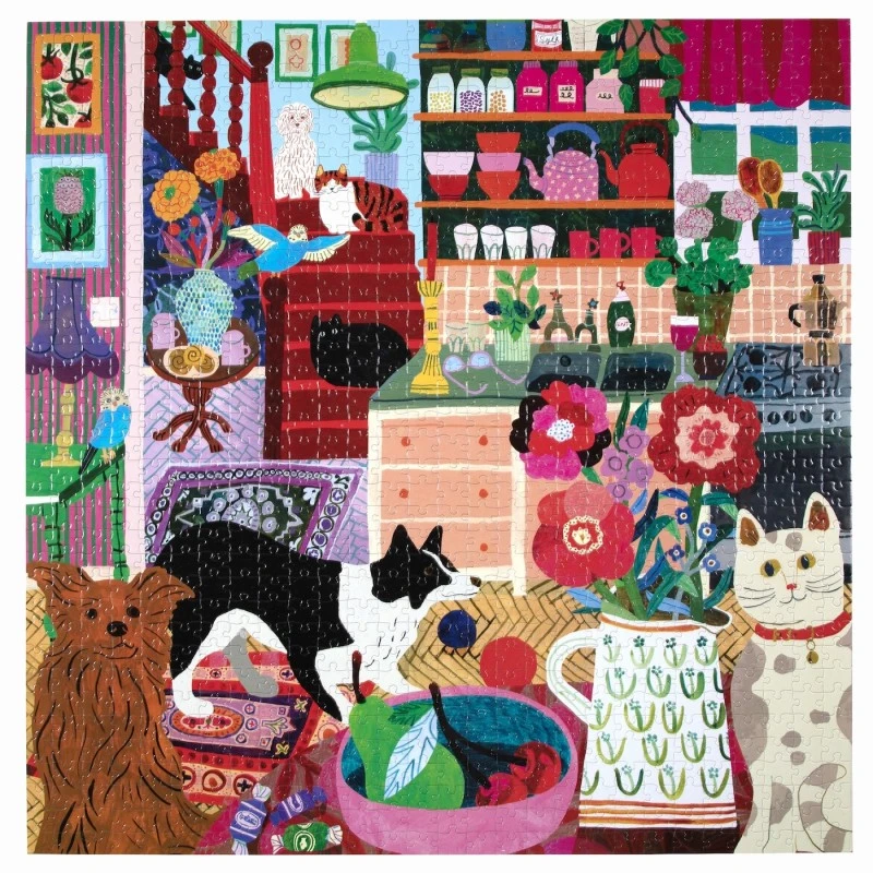 Puzzle 1000 Pièces - Pets In The Kitchen 3 Puzzle 1000 Pièces - Pets In The Kitchen