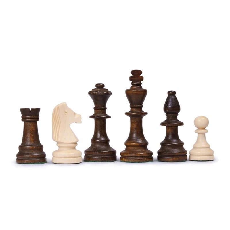 Pièces D'Echecs Orme - Taille 5 3 Pièces D'Echecs Orme - Taille 5