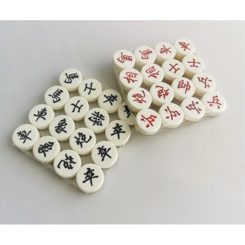 Pièces De Xiang Qi En Acrylic Doré 4 Pièces De Xiang Qi En Acrylic Doré – Image 2