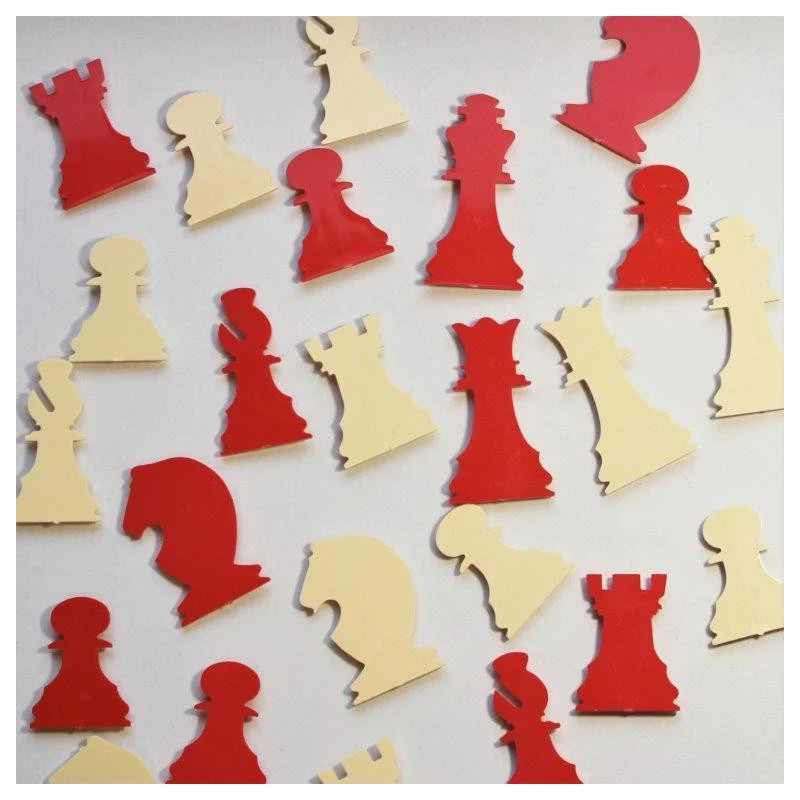 Pièces Pour échiquier Mural Rigide 3 Pièces Pour échiquier Mural Rigide