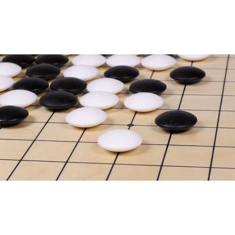 Pierres De Go En Résine - Bols Noir Et Blanc 3 Pierres De Go En Résine - Bols Noir Et Blanc