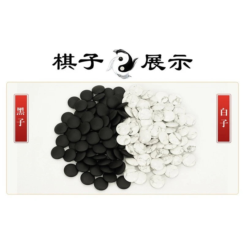 Pierres De Go Tradition à L'Encre Chinoise 6 Pierres De Go Tradition à L'Encre Chinoise – Image 4