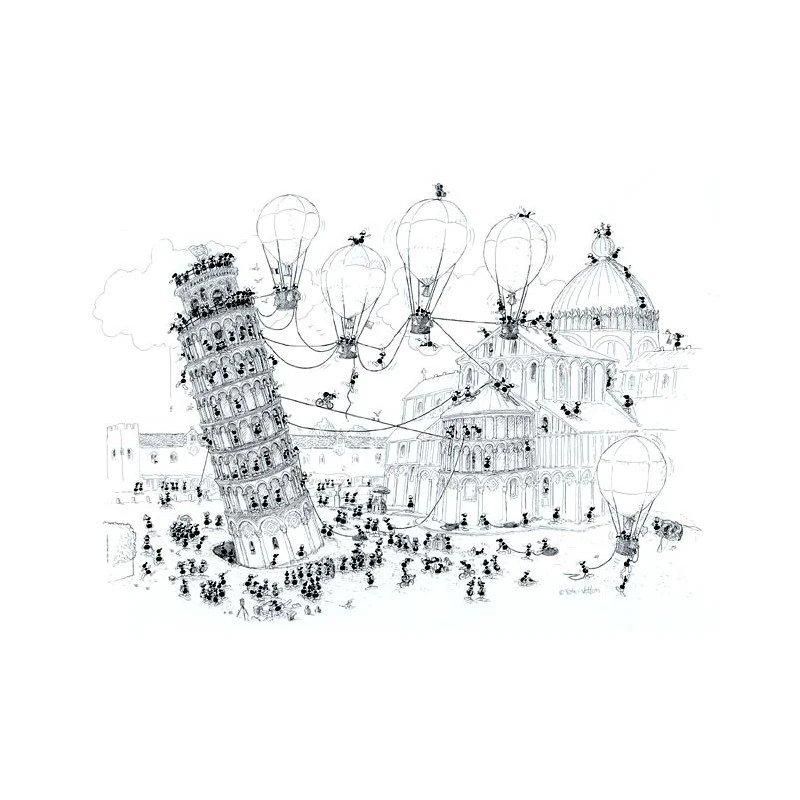 Puzzle 1080 Pièces - Pise, Fabio Vettori 3 Puzzle 1080 Pièces - Pise, Fabio Vettori