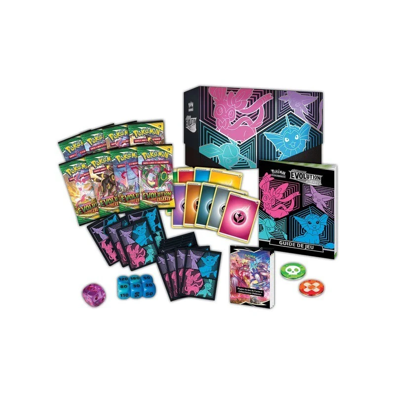 Pokémon Coffret Dresseur D'Elite - Epée Et Bouclier Evolution Céleste 4 Pokémon Coffret Dresseur D'Elite - Epée Et Bouclier Evolution Céleste – Image 2