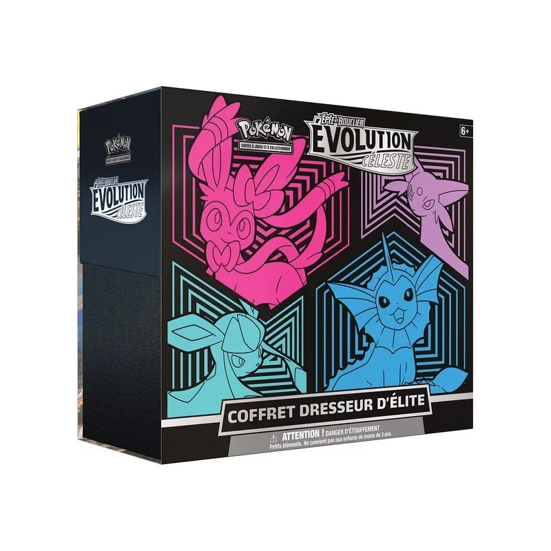 Pokémon Coffret Dresseur D'Elite - Epée Et Bouclier Evolution Céleste 3 Pokémon Coffret Dresseur D'Elite - Epée Et Bouclier Evolution Céleste
