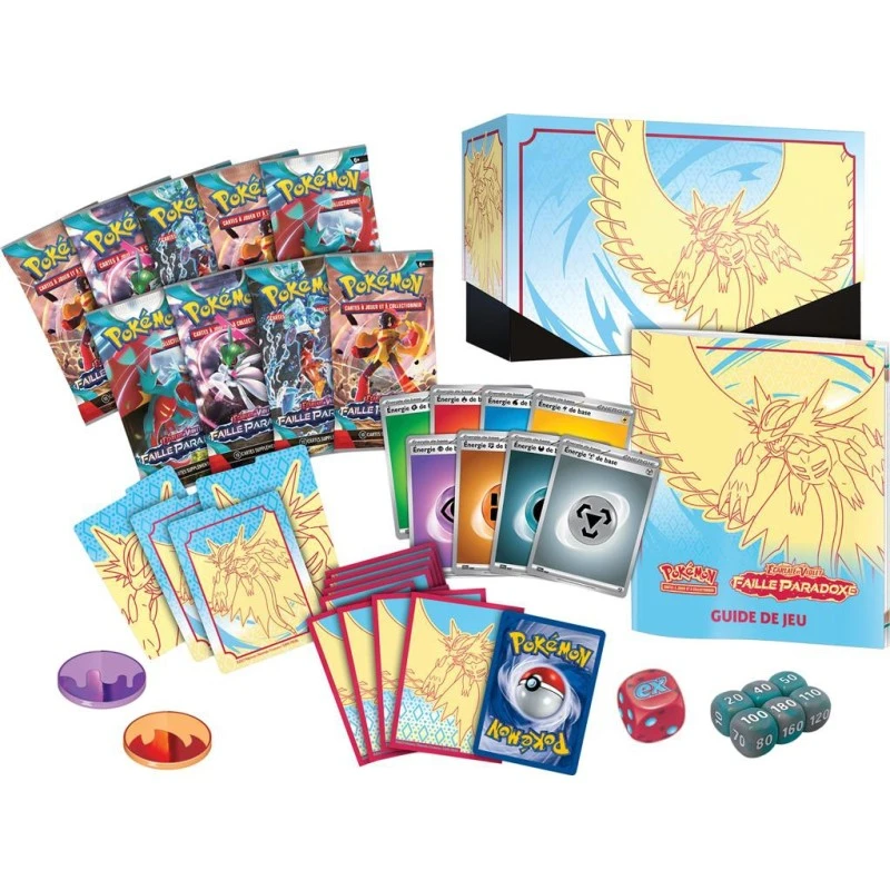 Pokémon Coffret Dresseur D'Elite - Faille Paradoxe EV04 Bleu 3 Pokémon Coffret Dresseur D'Elite - Faille Paradoxe EV04 Bleu