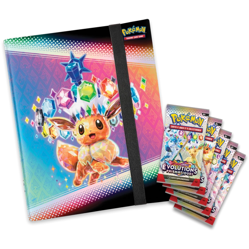 Coffret Pokemon Portofolio EV08.5 : Evolutions Prismatiques 4 Coffret Pokemon Portofolio EV08.5 : Evolutions Prismatiques – Image 2