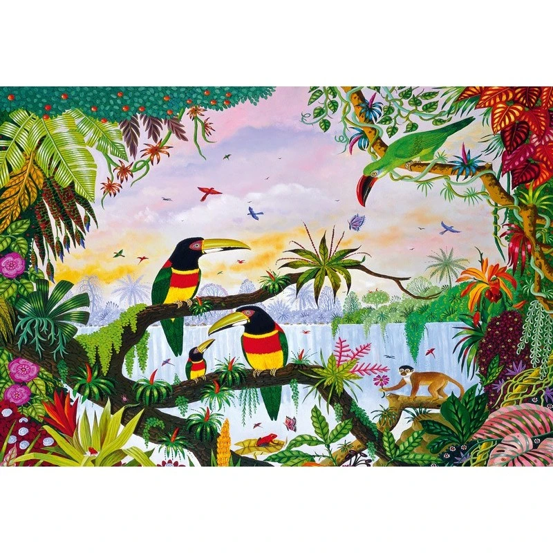 Puzzle 100 Pièces - La Jungle, Alain Thomas 3 Puzzle 100 Pièces - La Jungle, Alain Thomas
