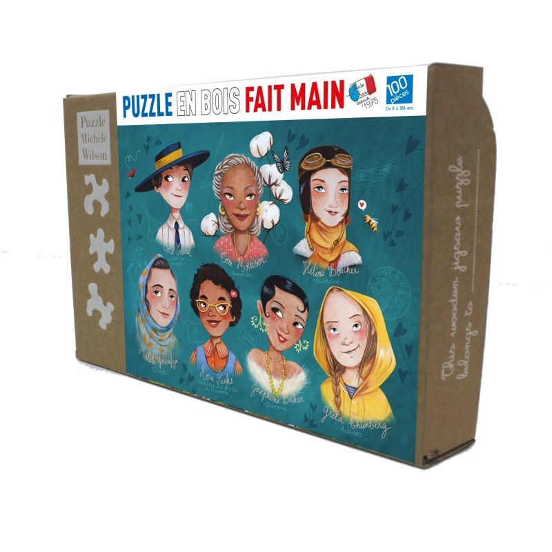 Puzzle 100 Pièces - Pionnières, Barbara Brun 4 Puzzle 100 Pièces - Pionnières, Barbara Brun – Image 2