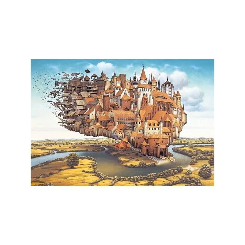 Puzzle 1000 Pièces - La Ville Volante 3 Puzzle 1000 Pièces - La Ville Volante