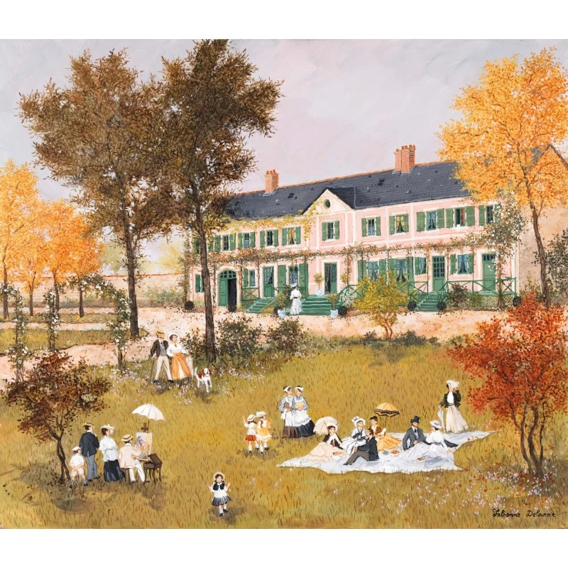 Puzzle 1000 Pièces - Automne A Giverny, Fabienne Delacroix 3 Puzzle 1000 Pièces - Automne A Giverny, Fabienne Delacroix