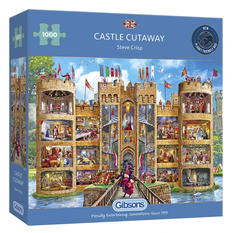 Puzzle 1000 Pièces - Castle Cutaway 4 Puzzle 1000 Pièces - Castle Cutaway – Image 2
