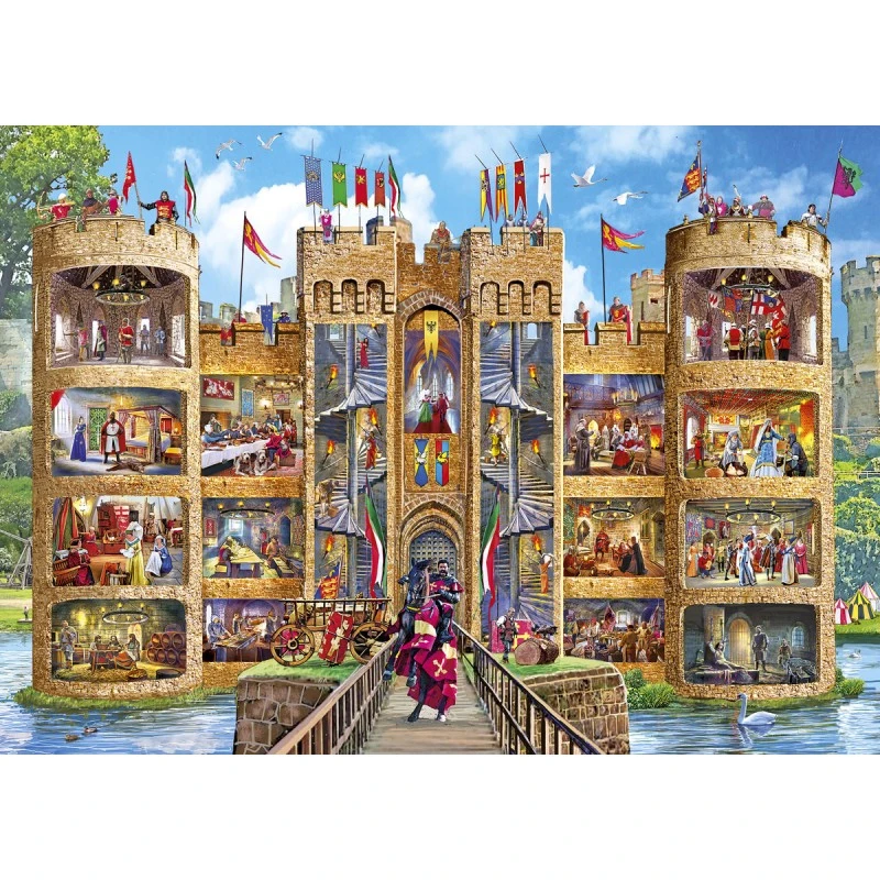 Puzzle 1000 Pièces - Castle Cutaway 3 Puzzle 1000 Pièces - Castle Cutaway