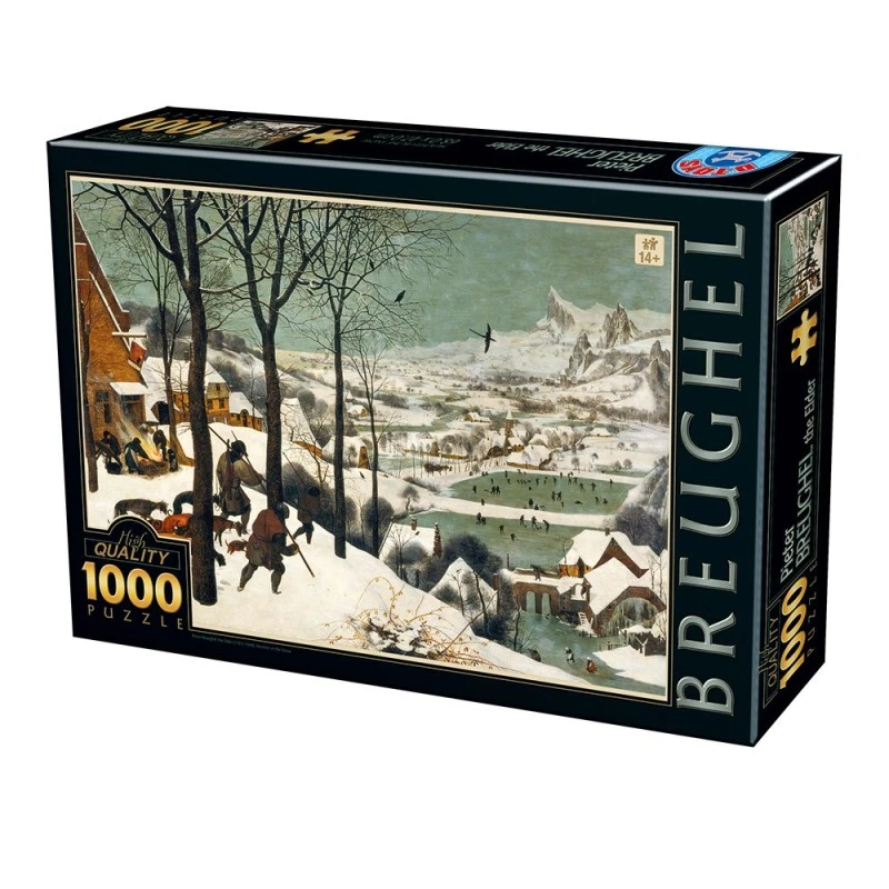 Puzzle 1000 Pièces - Chasseurs Dans La Neige - Brueghel 4 Puzzle 1000 Pièces - Chasseurs Dans La Neige - Brueghel – Image 2