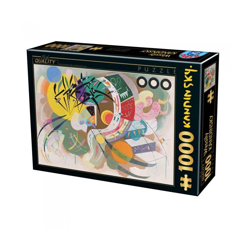 Puzzle 1000 Pièces - Dominant Curve De Kandinsky 3 Puzzle 1000 Pièces - Dominant Curve De Kandinsky