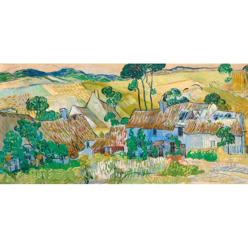 Puzzle 1000 Pièces - Fermes Pres D'Auvers Vincent Van Gogh 3 Puzzle 1000 Pièces - Fermes Pres D'Auvers Vincent Van Gogh
